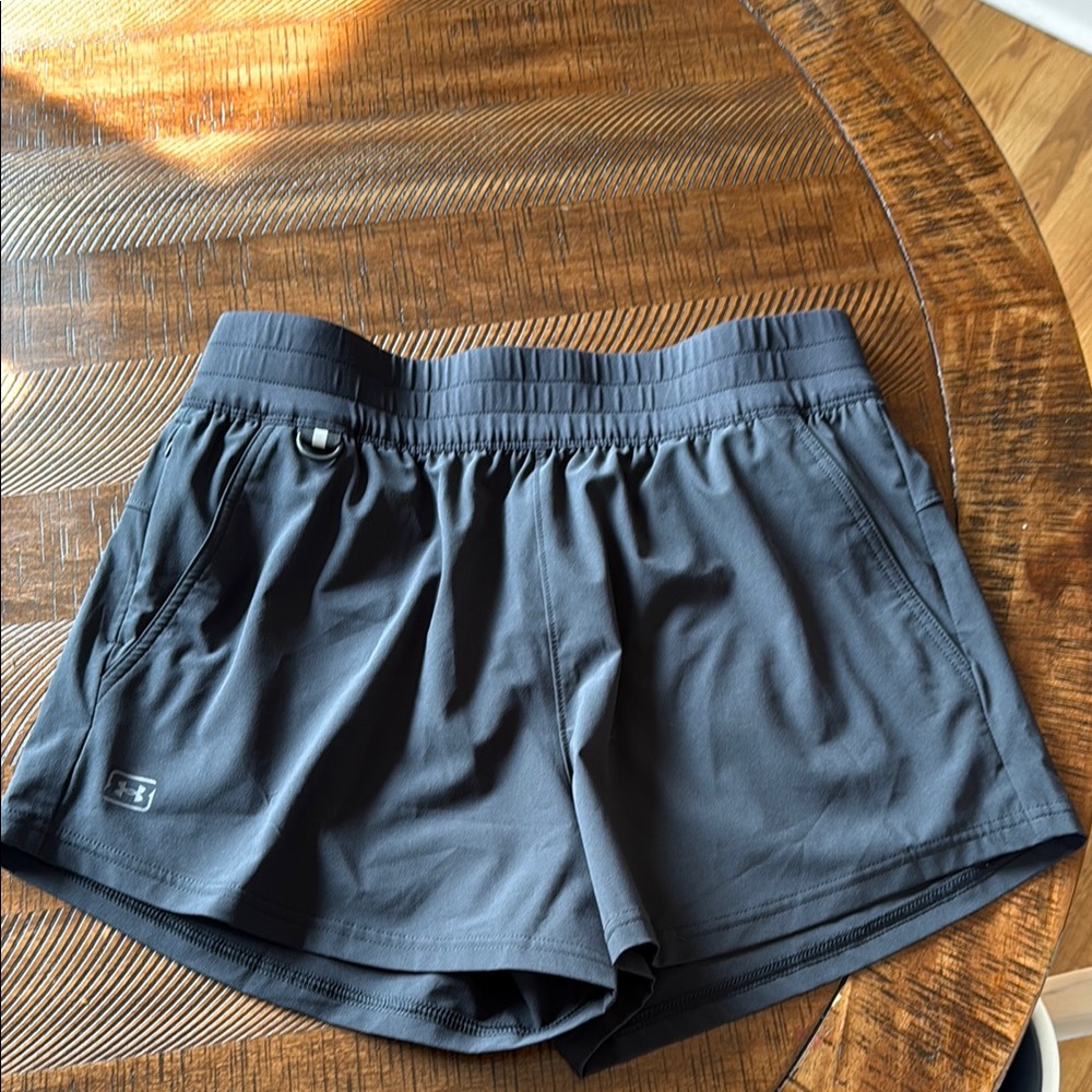 Under Armour Black Athletic Shorts Lightweight Performance